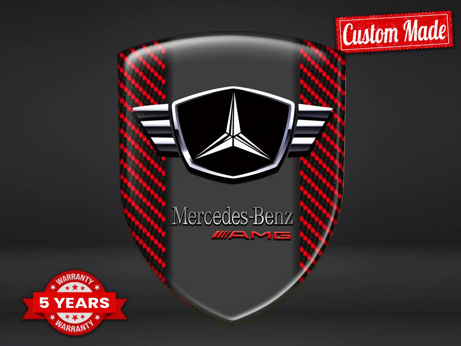 Mercedes Custom Car Decal Stickers Premium Star High End